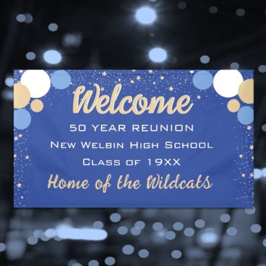 KIJK! Vun Confetti Class Reunion banner