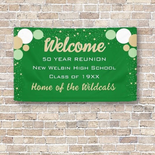 KIJK! Vun Confetti Class Reunion banner