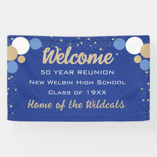 KIJK! Vun Confetti Class Reunion banner (Horizontaal)