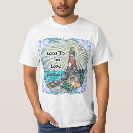 Kijk Vuurtoren Christelijk t-shirt (Voorkant)