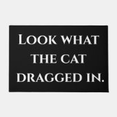 Kijk wat de kat erin sleepte. deurmat (Voorkant)