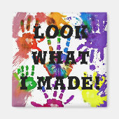 Kijk wat ik gemaakt heb! magneet (Voorkant)