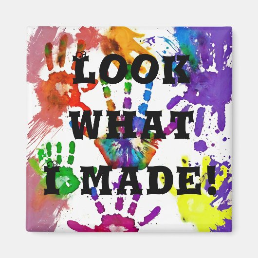 Kijk wat ik gemaakt heb! magneet (Voorkant)