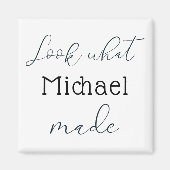 Kijk wat ik gemaakt heb van persoonlijke magneet (Voorkant)