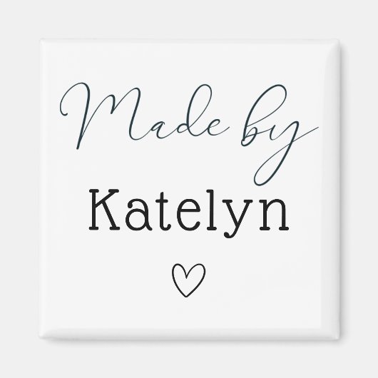 Kijk wat ik gemaakt heb van persoonlijke magneet (Voorkant)