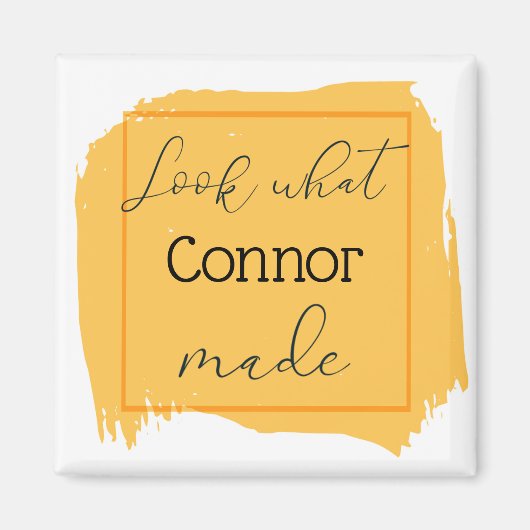 Kijk wat ik gemaakt heb van persoonlijke magneet (Voorkant)