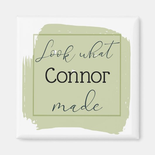 Kijk wat ik gemaakt heb van persoonlijke magneet (Voorkant)