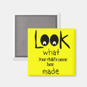  kijk wat ik gemaakt ijskastmagneet magneet (Voorkant / Achterkant)