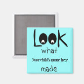  kijk wat ik gemaakt ijskastmagneet magneet (Voorkant / Achterkant)