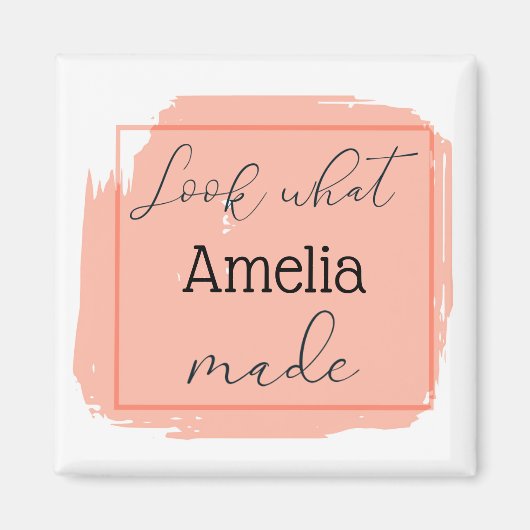 Kijk wat ik persoonlijk heb gemaakt magneet (Voorkant)