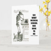 Kijk wat medische school mij heeft aangedaan (skel kaart (Gele Bloem)