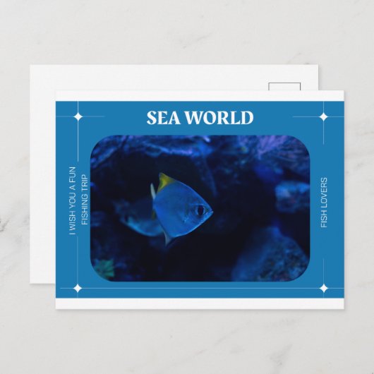 kijk wereld briefkaart (Voorkant / Achterkant)