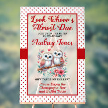 Kijk Whooo's bijna te wijten Baby shower