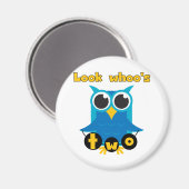 Kijk Whoo's 2 Verjaardag Tshirts en Gifts Magneet (Voorkant / Achterkant)