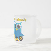 Kijk Whoo's 2 Verjaardag Tshirts en Gifts Matglas Koffiemok (Voorkant rechts)