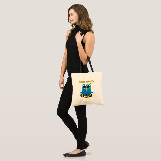 Kijk Whoo's 2 Verjaardag Tshirts en Gifts Tote Bag (Voorkant (model))