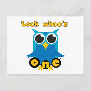 Kijk wie 1 Tshirts en geschenken heeft Briefkaart