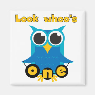 Kijk wie 1 Tshirts en geschenken heeft Magneet