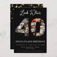 kijk wie 40 jaar oud geworden is Foto montage