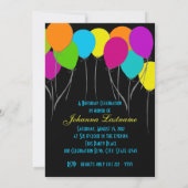 Kijk wie 50 feestballonnen verjaardagsfoto kaart (Achterkant)