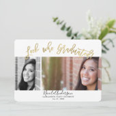 Kijk wie afgestudeerd Afstuderen 2 Fotoviering Kaart (Staand voorkant)