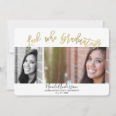 Kijk wie afgestudeerd Afstuderen 2 Fotoviering Kaart (Voorkant)