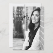 Kijk wie afgestudeerd Full Afbeelding Photo Afstud Kaart (Achterkant)