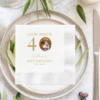 Kijk wie er 10e 20e 30e 40e 50e 60e verjaardag is servet