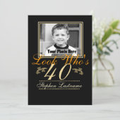 Kijk wie er 40 foto's zijn kaart (Staand voorkant)