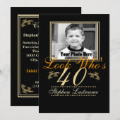 Kijk wie er 40 foto's zijn kaart (Voorkant / Achterkant)