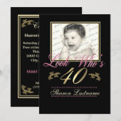 Kijk wie er 40 foto's zijn kaart (Voorkant / Achterkant)