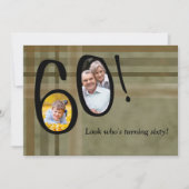 Kijk wie er 60 draait - uitnodiging van de Birthda (Voorkant)
