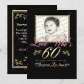 Kijk wie er 60 is Foto Kaart (Voorkant / Achterkant)