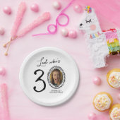 Kijk wie er dertig is Foto 30e verjaardag Papieren Bordje (Feest)