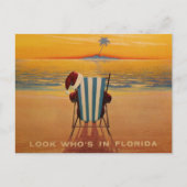 Kijk wie er in Florida is Feestdagenkaart (Voorkant)