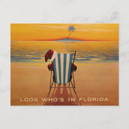 Kijk wie er in Florida is Feestdagenkaart (Voorkant)