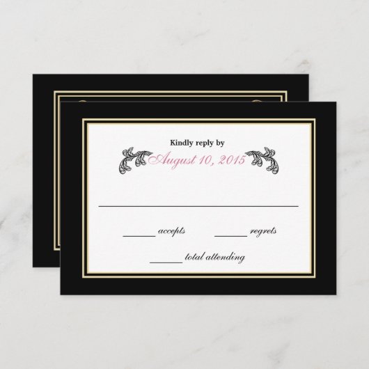 Kijk wie er jarig is RSVP (Voorkant / Achterkant)