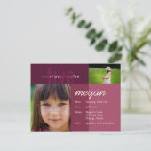 kijk wie er vijf wordt · Verjaardagsuitnodiging Uitnodiging Briefkaart (Staand voorkant)