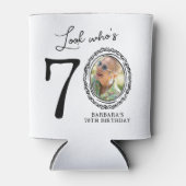 Kijk wie er zeventig is Foto 70e verjaardag Blikjeskoeler (Voorkant)