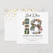 kijk wie is 18 Foto Collage tiener verjaardag Kaart (Voorkant / Achterkant)