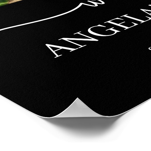 kijk wie is 18  Photo Collage teken Poster (Hoek)