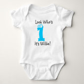 Kijk Wie is 1  verjaardag Tshirt (Voorkant)