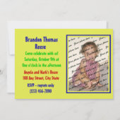 Kijk Wie is 2 / Verjaardag Kaart (Achterkant)