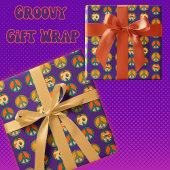 Kijk wie is de Hippie Peace Glasses van 1960 Cadeaupapier