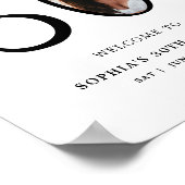 Kijk Wie Is Dertig Foto 30e Verjaardag Welkom Teke Poster (Hoek)