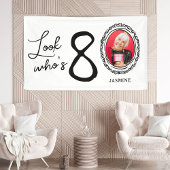 Kijk wie tachtig foto 80ste verjaardag spandoek