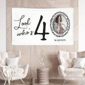 Kijk wie veertig is Foto 40e verjaardag Spandoek