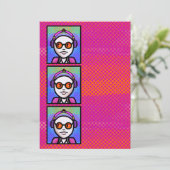 Kijk Zie en Shades Kaart (Staand voorkant)