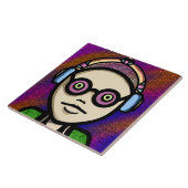 Kijk Zie en Shades Tegeltje (Zijkant)