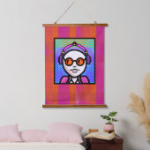 Kijk Zie in Schaduwen Hangend Wandkleed (Slaapkamer)
